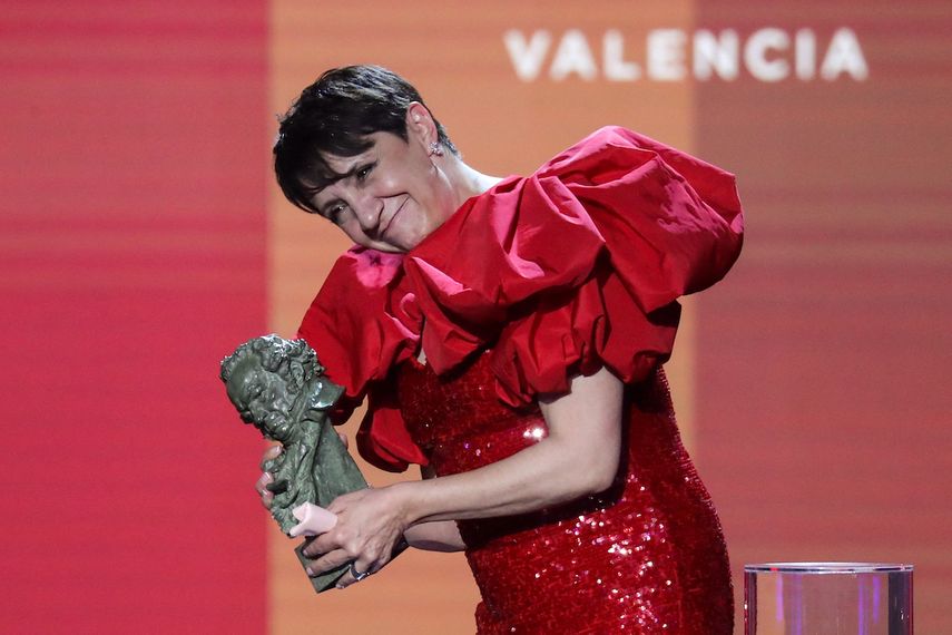 La actriz española Blanca Portillo conquista su primer Goya.&nbsp;