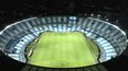 Alianza Lima, de Perú, y Racing, de Argentina, disputan un partido de la Copa Libertadores en el estadio Presidente Perón en Buenos Aires, Argentina, el jueves 12 de marzo de 2020. El encuentro fue jugado con estadio vacío y a puerta cerrada como parte de las medidas adoptadas por el gobierno para contener la transmisión del nuevo coronavirus.