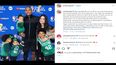 Amelia Vega, Miss Universo 2003, junto a su esposo, Al Horford, y sus hijos.