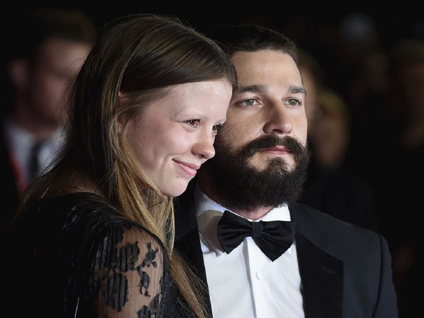 La pareja de actores formada por Shia LaBeouf y Mia Goth
