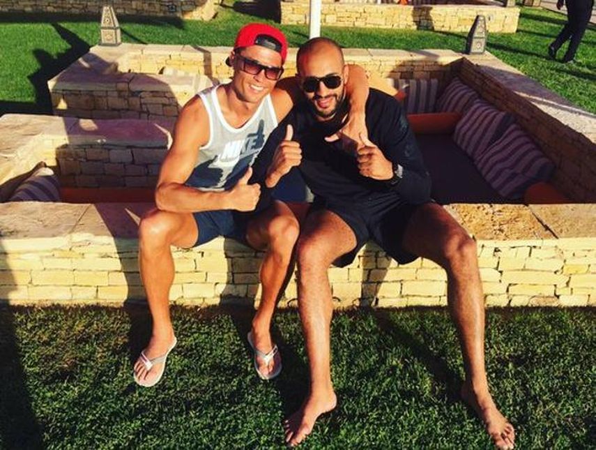 Cristiano Ronaldo y Badr Hari han cultivado su amistad en los últimos meses. (ARCHIVO)