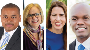 Integrantes de la comisión condal de Miami-Dade.