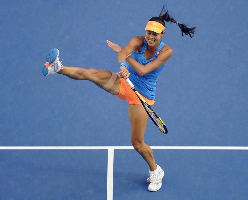 Ivanovic sigue impresionando con su ágil juego. (AP)