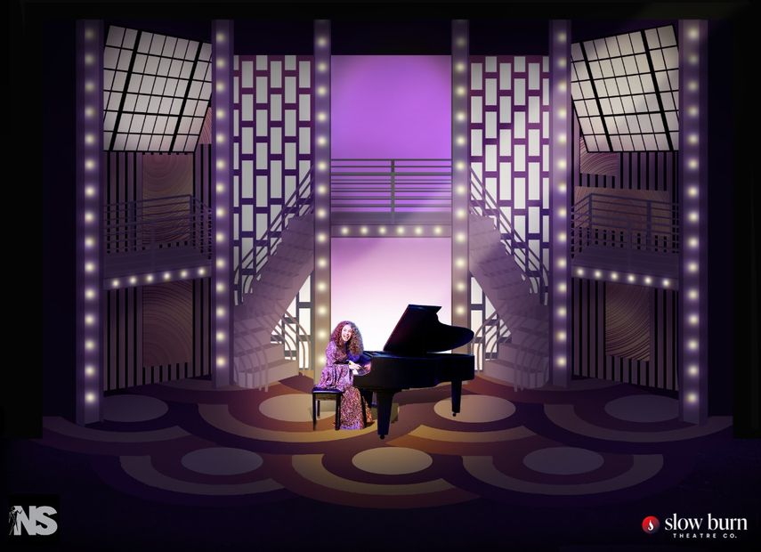Escena del musical Beautiful: The Carole King Musical.&nbsp;