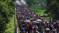 Los migrantes llegan a Villa Comaltitlán, estado de Chiapas, México, el miércoles 27 de octubre de 2021, mientras continúan su viaje a través de México hasta la frontera con Estados Unidos. Los migrantes llegan a Villa Comaltitlán, estado de Chiapas, México, el miércoles 27 de octubre de 2021, mientras continúan su viaje a través de México hasta la frontera con Estados Unidos.