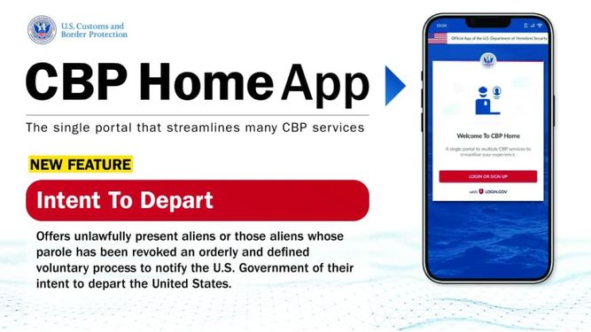CBP Home es la nueva aplicación móvil creada por la administración de Donald Trump para migrantes en situación irregular en Estados Unidos y para migrantes con parole revocado.&nbsp;