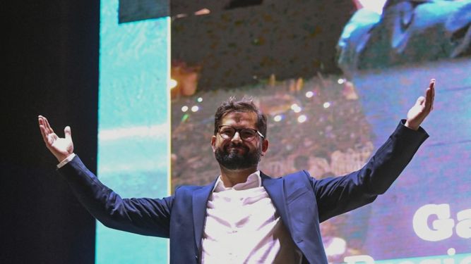 El político Gabriel Boric, escogido como nuevo presidente de Chile.