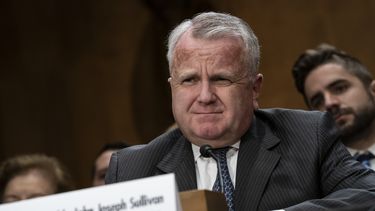 El subsecretario de Estado norteamericano, John Sullivan, comparece ante la Comisión de Relaciones Exteriores del Senado en la audiencia para su confirmación como embajador de Estados Unidos en Rusia el miércoles, 30 de octubre del 2019.