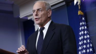 John Kelly, jefe de gabinete del presidente Trump
