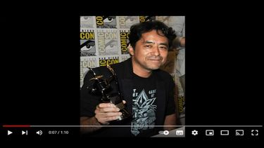 El autor de manga japonés Kazuki Takahashi.