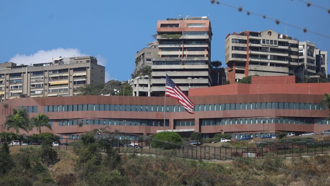 Sede de la Embajada de EEUU en Caracas.