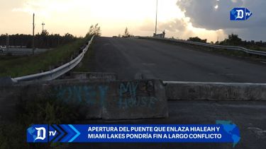 apertura de puente entre hialeah y miami lakes pone fin a un largo conflicto