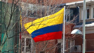&nbsp;Imagen de archivo de una bandera de Colombia.&nbsp;