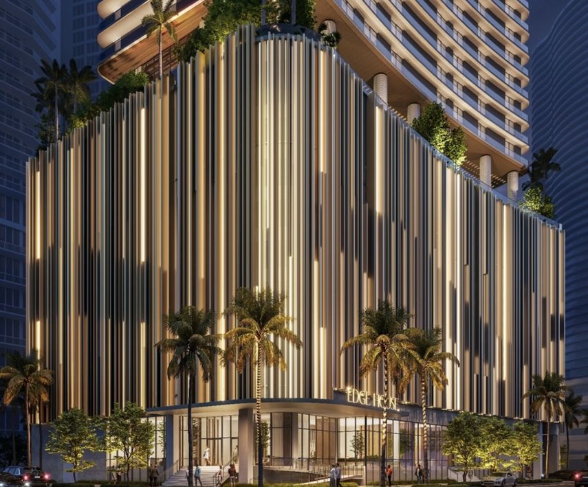 La nueva torre Edge House Miami tendrá 56 pisos.&nbsp;