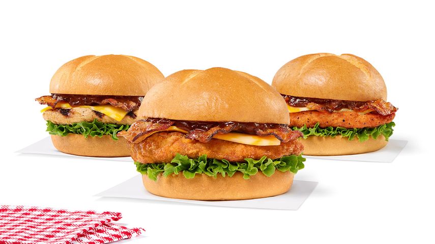 Smokehouse BBQ Bacon Sándwich de Chick-fil-A.