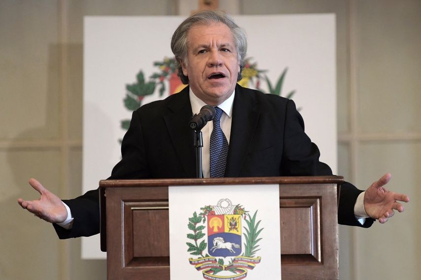 Luis Almagro, secretario general de la Organización de Estados Americanos, OEA.