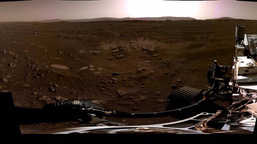 Primera panorámica del cráter Jezero desde superficie tomada por el rover Perseverance&nbsp;