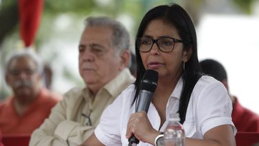 Delcy Rodríguez, vicepresidenta del régimen de Nicolás Maduro.