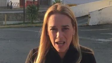 Lilian Tintori, esposa del político preso venezolano Leopoldo López.