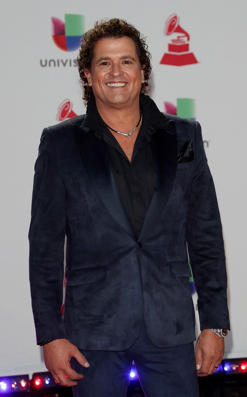 El cantautor colombiano Carlos Vives durante la pasada edición de los Latin Grammy.