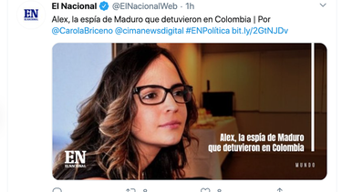 La presunta esp&iacute;a Yacsy &Aacute;lvarez Mirabal, conocida como Alex, es venezolana. Es ingeniera,&nbsp;coach&nbsp;de emprendimiento y modelo.