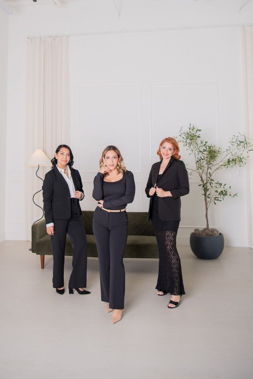 Xiomara, Daniela y Eugenia Martintereso, madre e hijas.&nbsp;