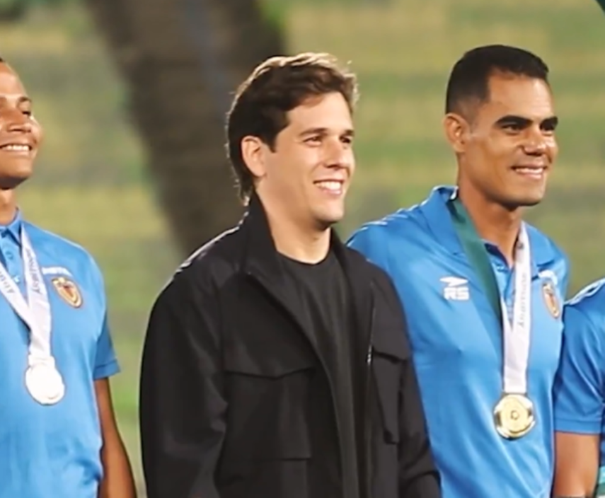 Capture de pantalla del presidente de la Federación Venezolana de Fútbol, Jorge Giménez Ochoa.