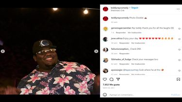 El comediante y actor Teddy Ray.