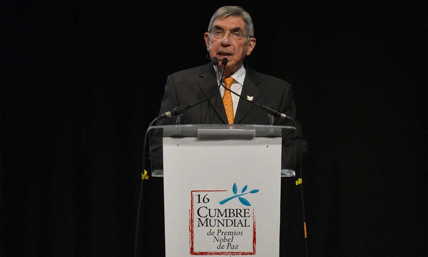 Premio Nobel de la Paz, Óscar Arias.&nbsp;