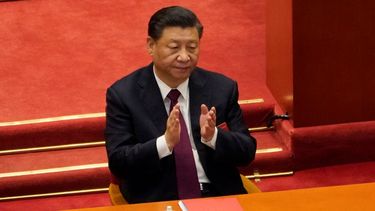 El presidente chino Xi Jinping en Pekin el 11 de marzo del 2021.