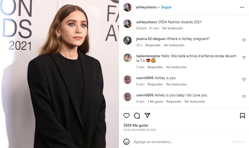 La actriz y empresaria Ashley Olsen.