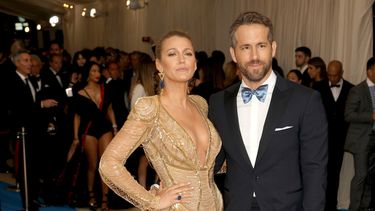 &nbsp;La actriz estadounidense Blake Lively, junto a su esposo Ryan Reynolds.