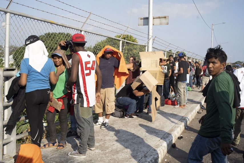 Migrantes centroamericanos.&nbsp;
