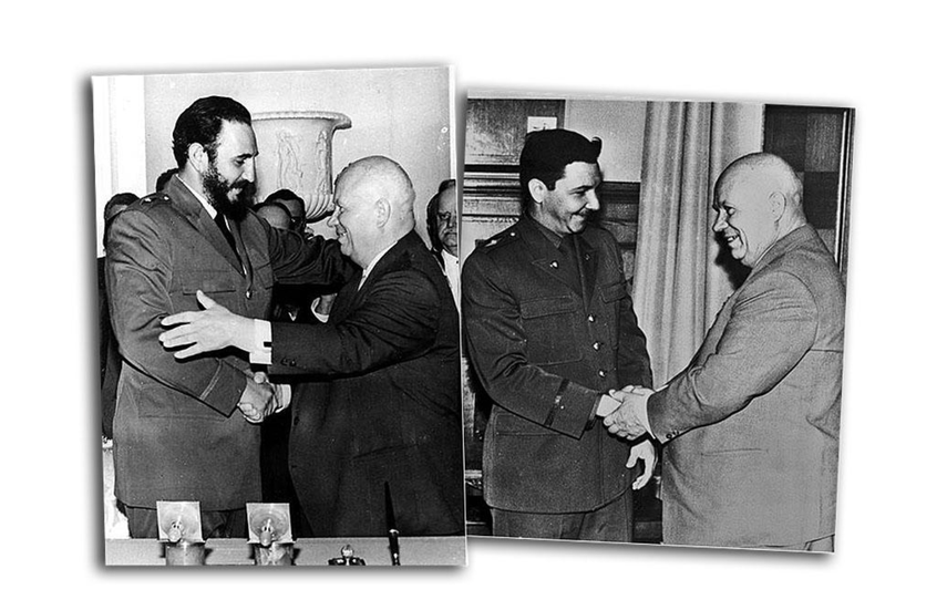 Encuentros entre los Castro y la máxima dirigencia soviética en 1960.
