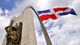 Vista parcial del monumento en la Plaza de la Bandera, ubicada en la ciudad de Santo Domingo, en República Dominicana.