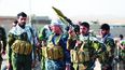 Miembros de la milicia chiíta iraquí durante acciones contra el Estado Islámico en Mosul.