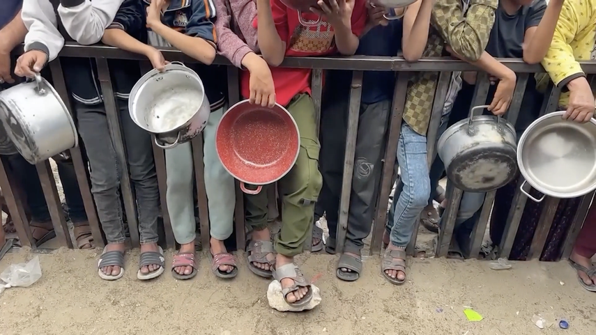 Gestión de ayuda humanitaria en Gaza.&nbsp;