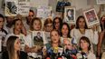 Lilian Tintori en una rueda de prensa junto a familiares de otros opositores presos Lilian Tintori en una rueda de prensa junto a familiares de otros opositores presos