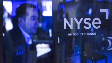 Un agente de la Bolsa de Nueva York.