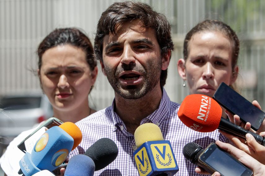 Juan Andrés Mejía, coordinador político encargado de Voluntad Popular, partido del opositor Juan Guaidó.