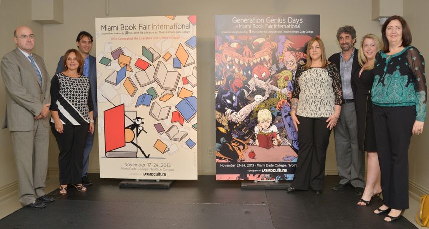 Carteles de la Feria del Libro de Miami 2013. ( ÁLVARO MATA)