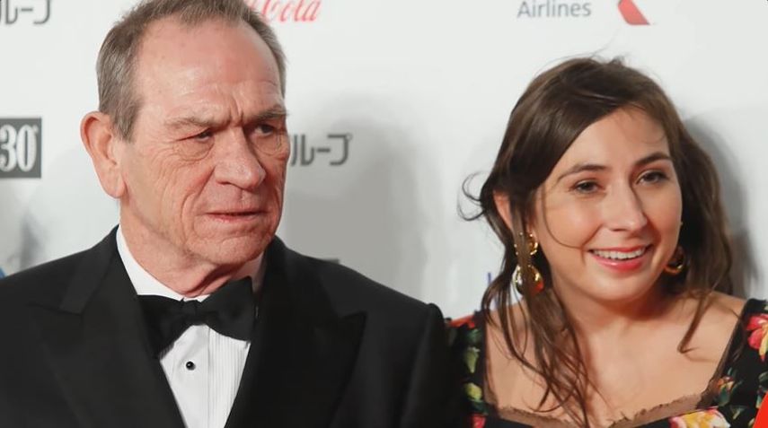 El actor Tommy Lee Jones junto a su hija Victoria Jones.&nbsp;