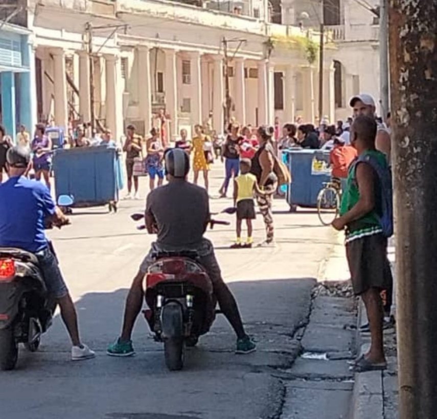Protestas por apagones en la Calzada del Cerro y Churruca, Cuba.