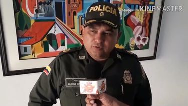 Coronel Javier Barrera, de la&nbsp;Policía Metropolitana de San José de Cúcuta, Colombia.