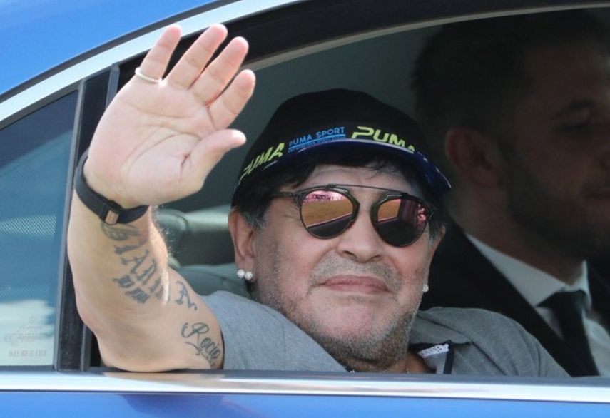 El exfutbolista argentino Diego Armando Maradona.