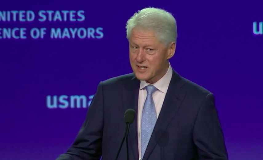 Imagen de archivo del expresidente Bill Clinton, cuya intervención de esta tarde ha generado una enorme expectativa.