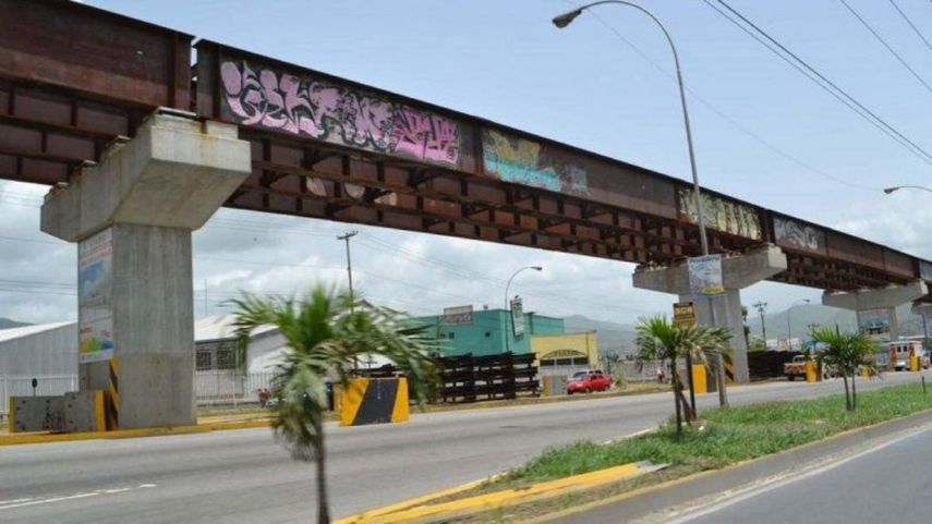 El proyecto del Metro de Guarenas se inició, pero nunca fue concluido.