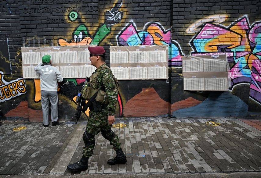 Más de 41 millones de colombianos votarán este 31 de mayo. (AFP)