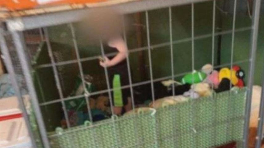 Ni&ntilde;o de 18 meses que viv&iacute;a en una jaula de perros, estaba rodeado de animales como serpientes, ratones y cucarachas.&nbsp;