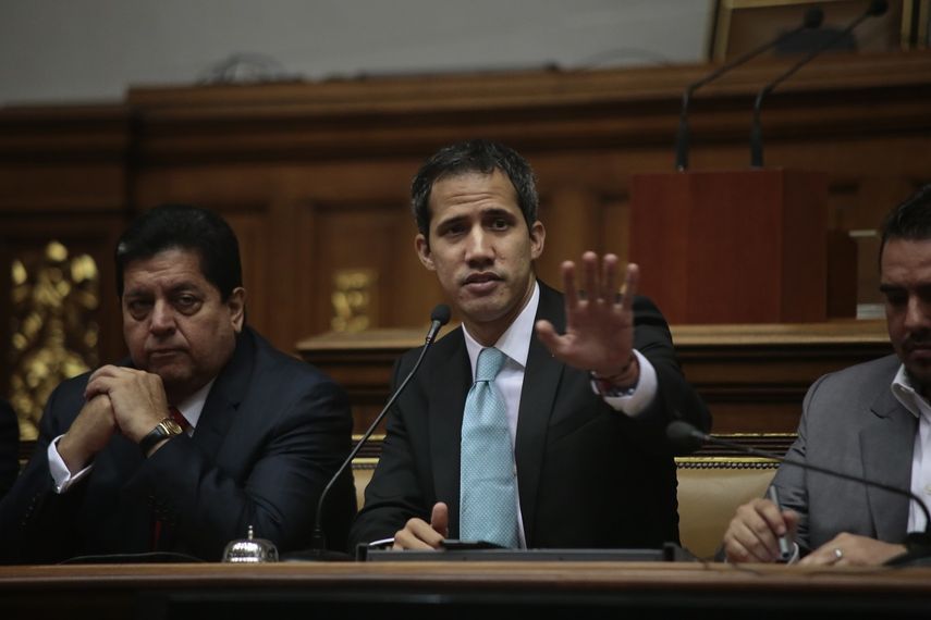 &nbsp;El autoproclamado presidente interino de Venezuela, Juan Guaid&oacute; POLITICA INTERNACIONAL Rafael Hernandez/dpa